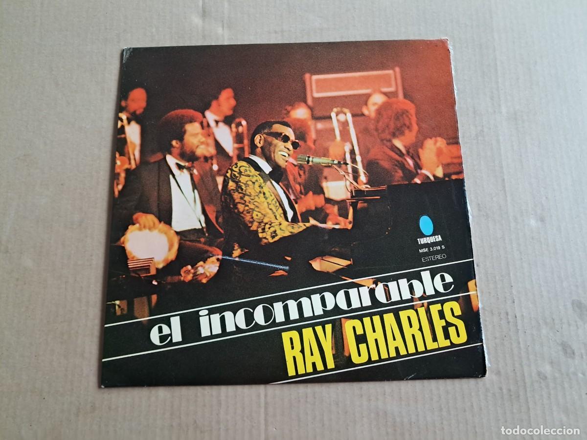 Discos de vinilo: RAY CHARLES - EL INCOMPARABLE LP 1974 EDICION ESPA&Ntilde;OLA - Foto 1