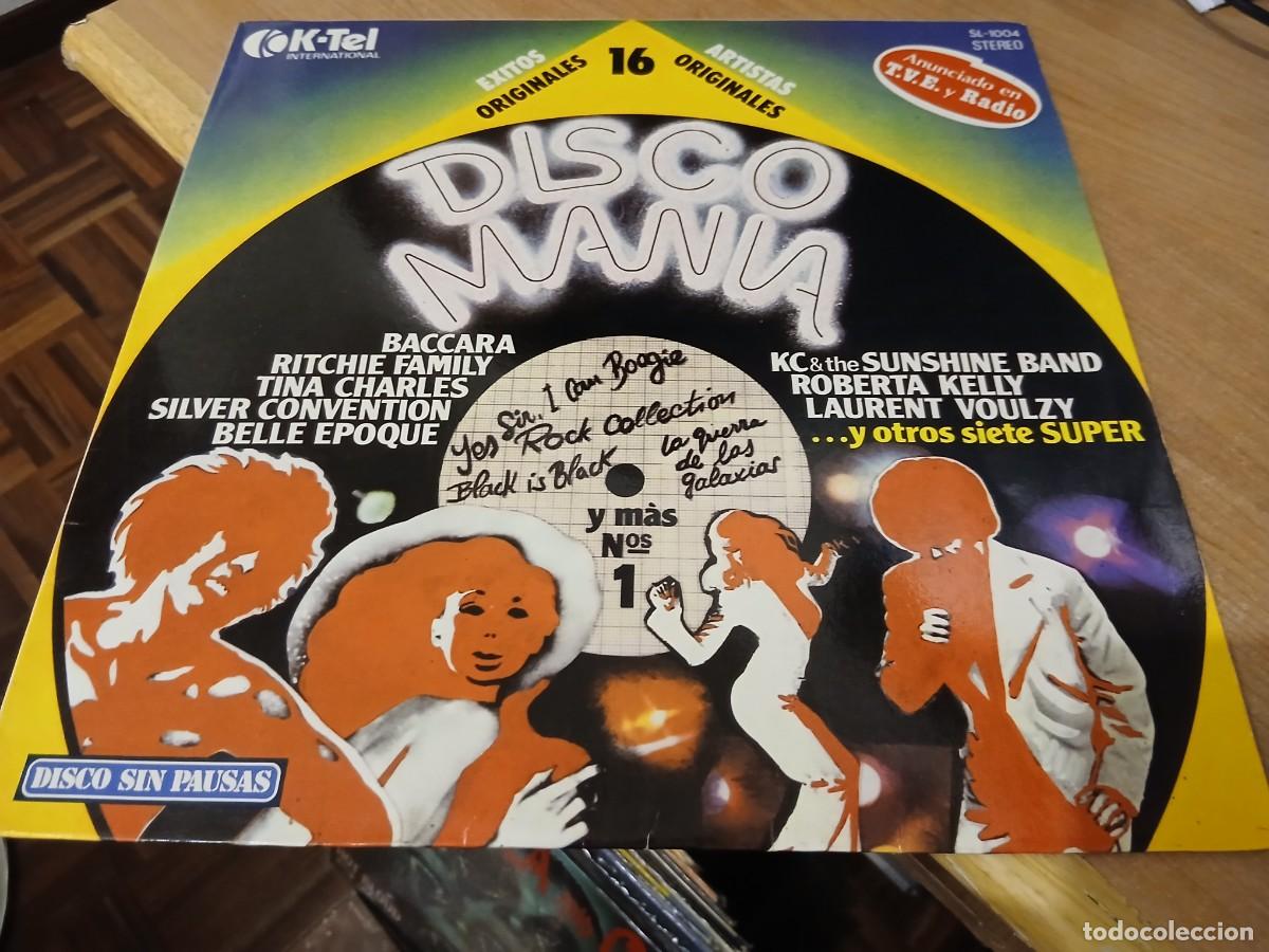 Discos de vinilo: DISCOMANIA - MUSICA DISCO SIN PAUSAS - Foto 1