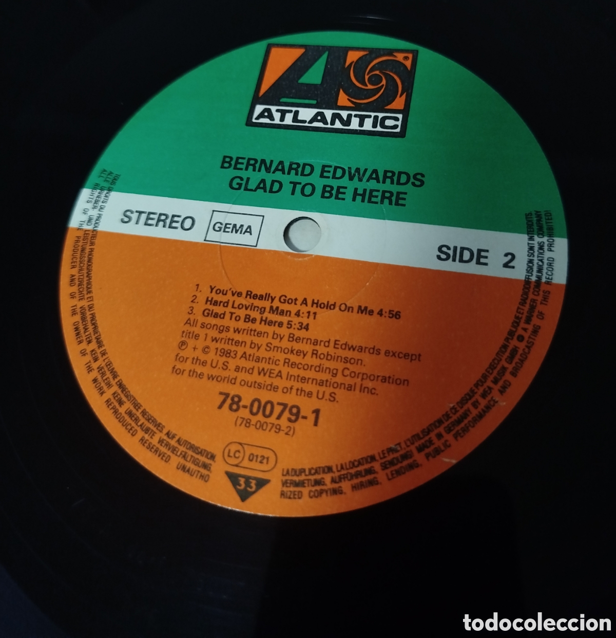 Discos de vinilo: Bernard Edwards - Glad to be here - Foto 3