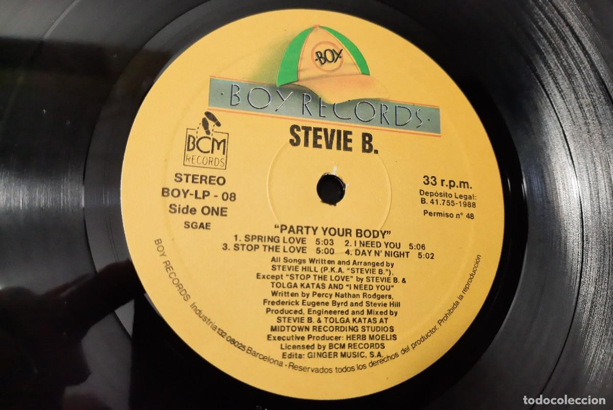 Discos de vinilo: Stevie B. - Party your body - Foto 3