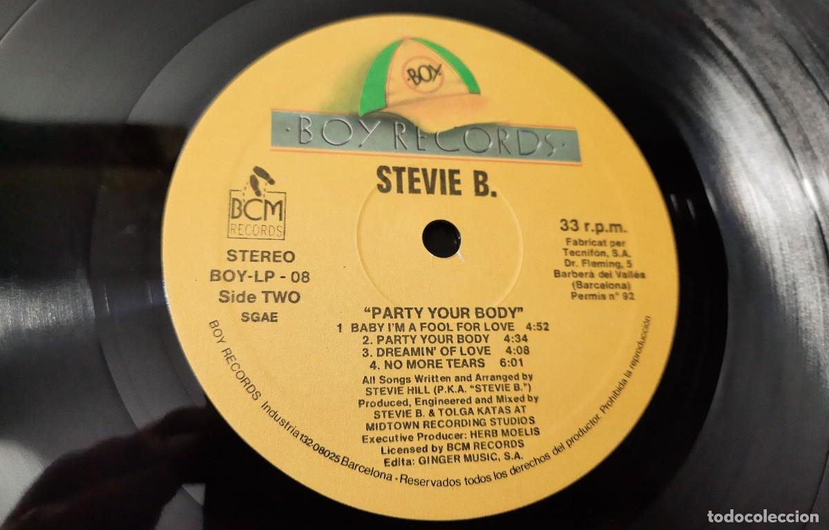 Discos de vinilo: Stevie B. - Party your body - Foto 4