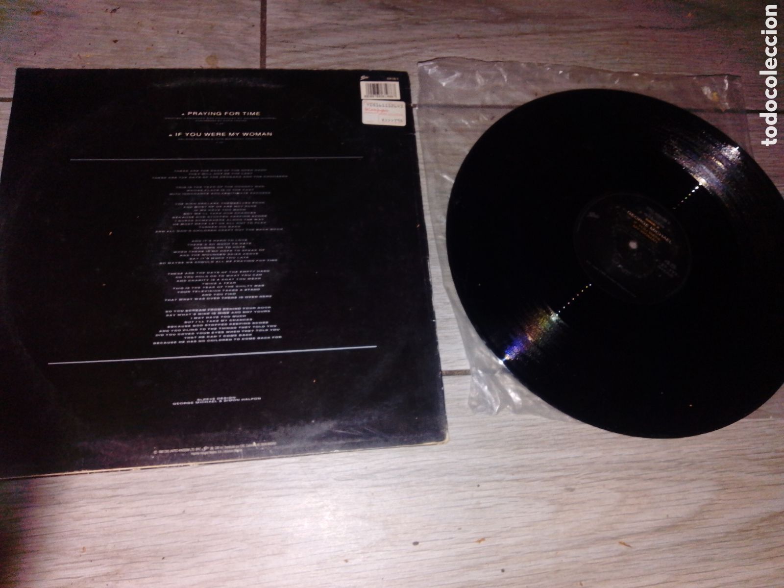 Discos de vinilo: GEORGE MICHAEL - PRAYING FOR TIME - MAXI - SPAIN - EPIC - LV - - Foto 2