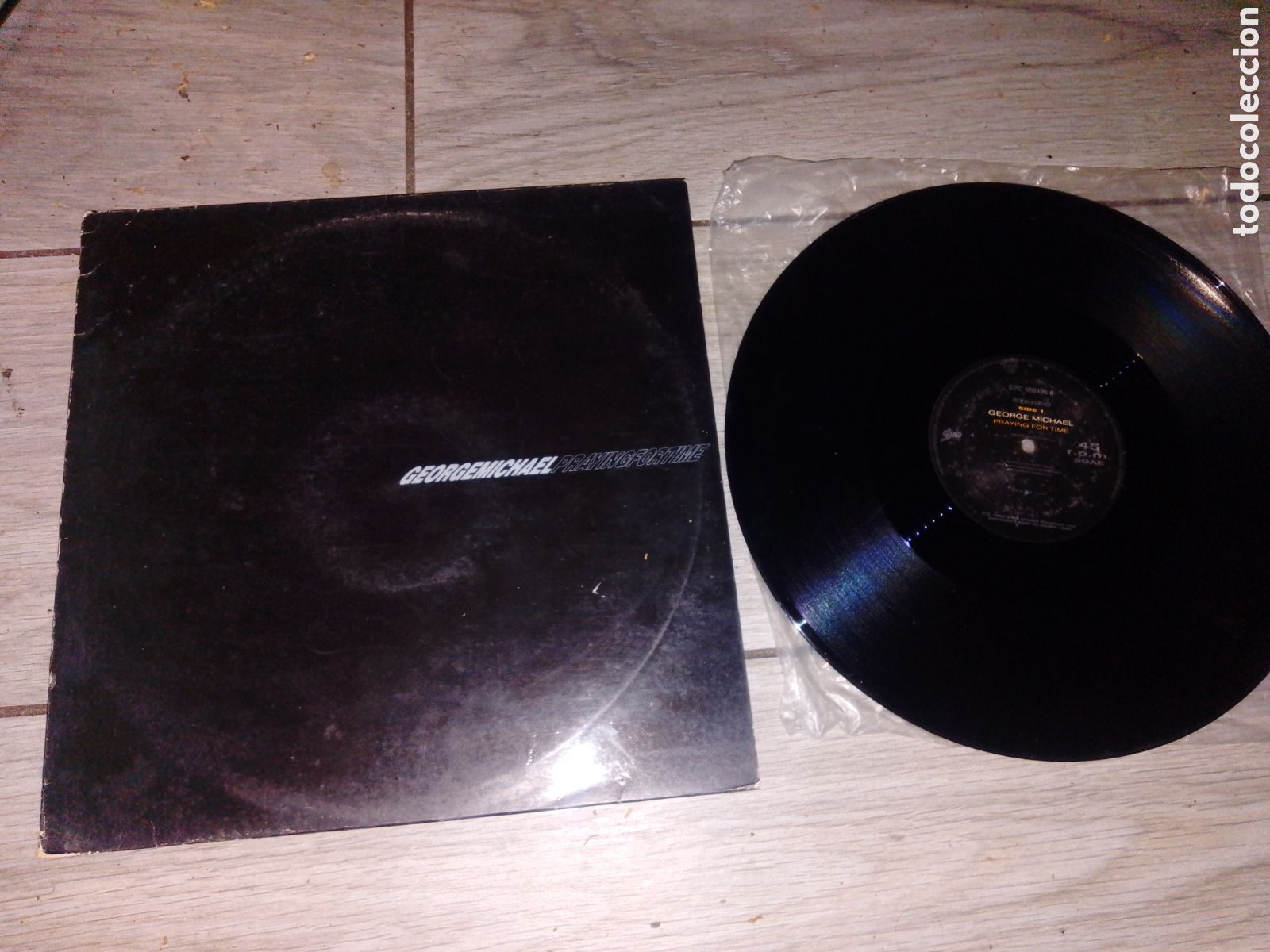 Discos de vinilo: GEORGE MICHAEL - PRAYING FOR TIME - MAXI - SPAIN - EPIC - LV - - Foto 1