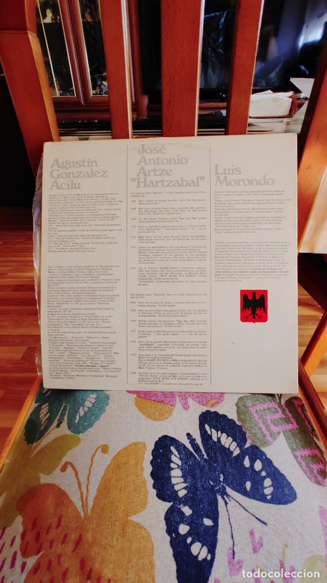 Discos de vinilo: A. GONZALEZ ACILU-LP ARRANO BELTZA-GATEFOLD - Foto 3