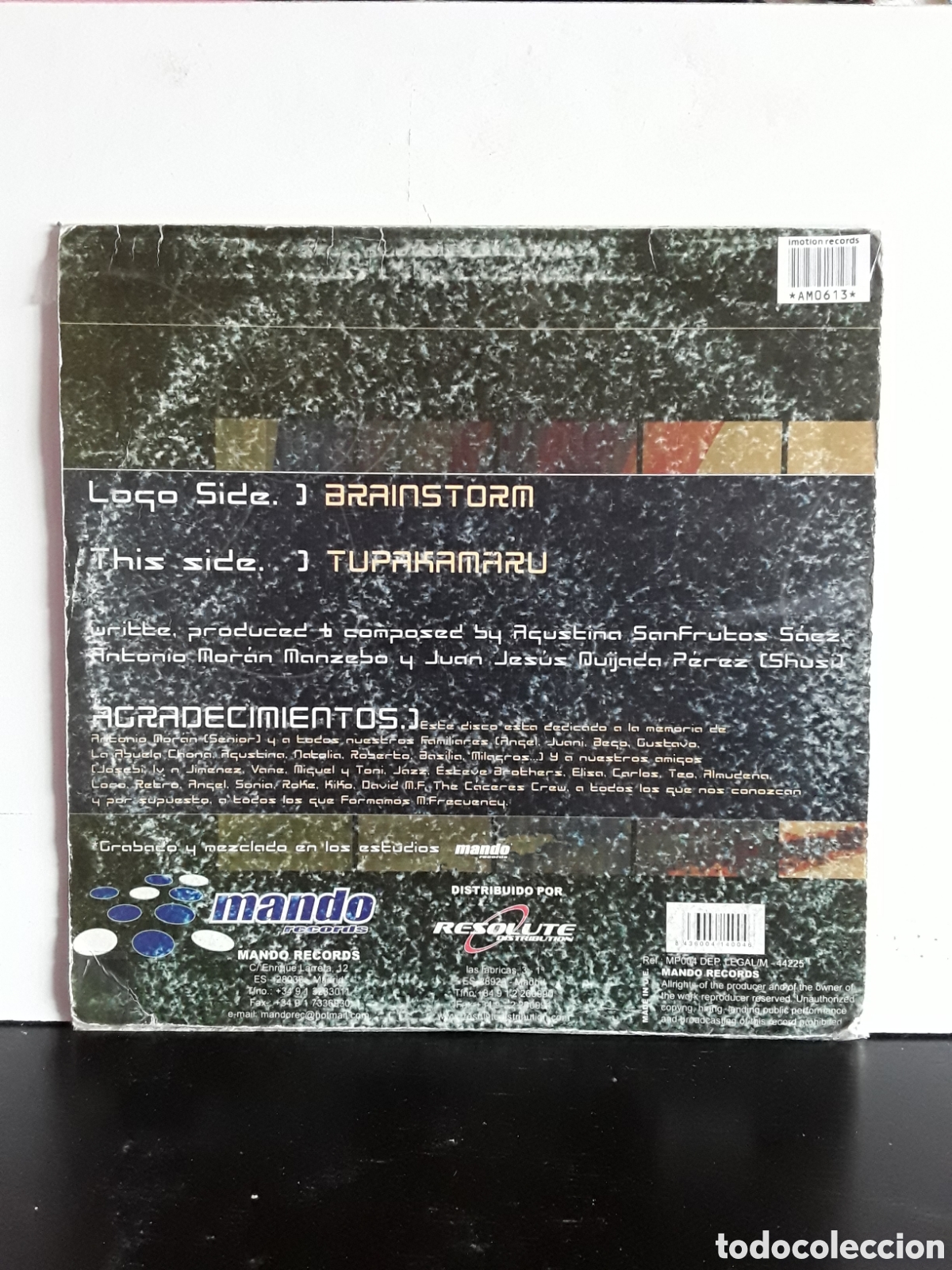 Discos de vinilo: Tyna Saez & To&ntilde;e &ndash; Tupakamaru - Foto 2