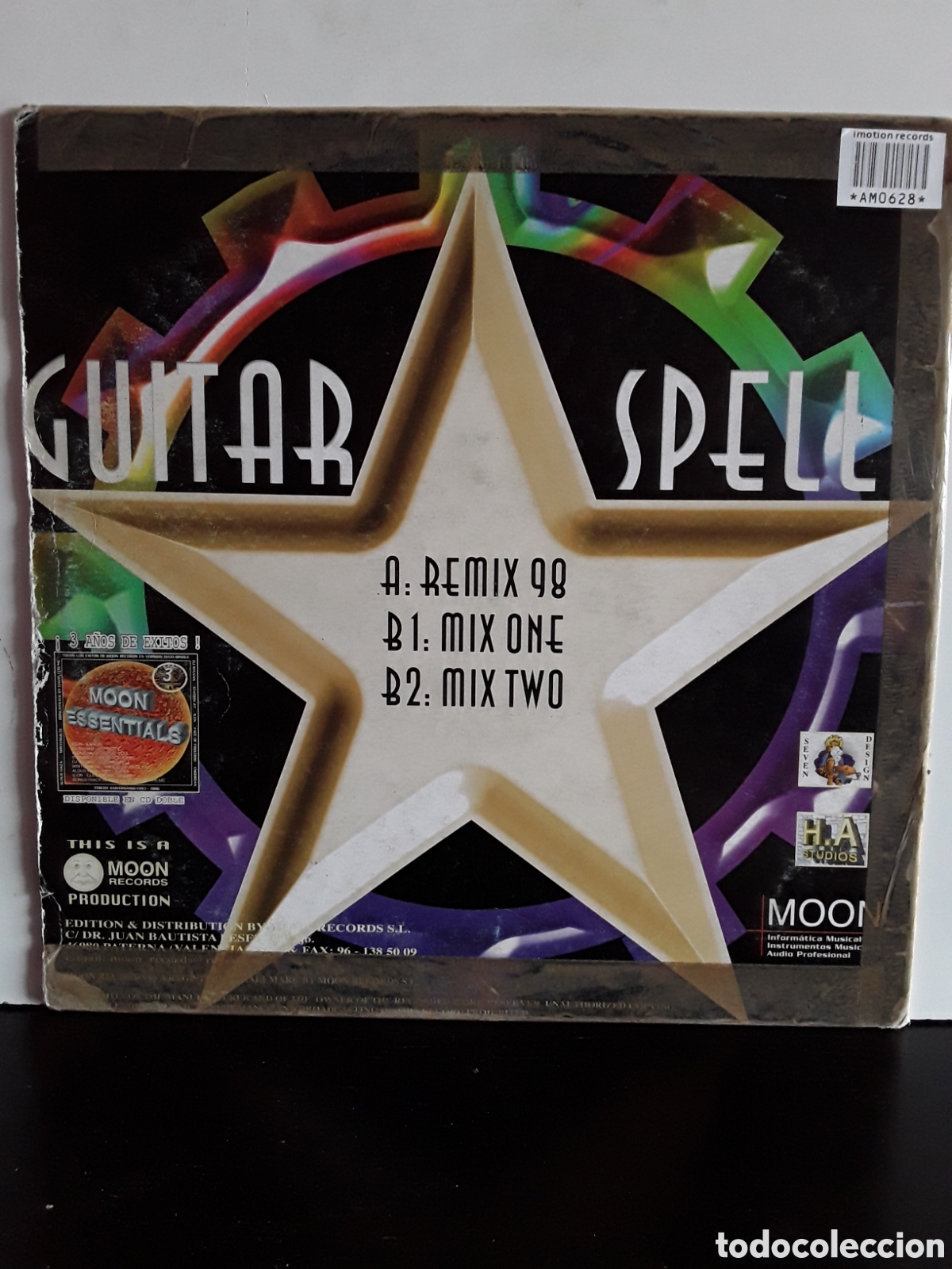Discos de vinilo: DJ Sylvan &lrm;&ndash; Guitar Spell (Remix 98) - Foto 2