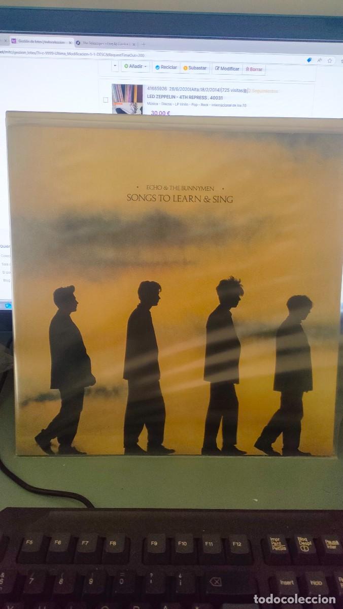 Discos de vinilo: Echo & the Bunnymen. Songs to learn and sing - Foto 1