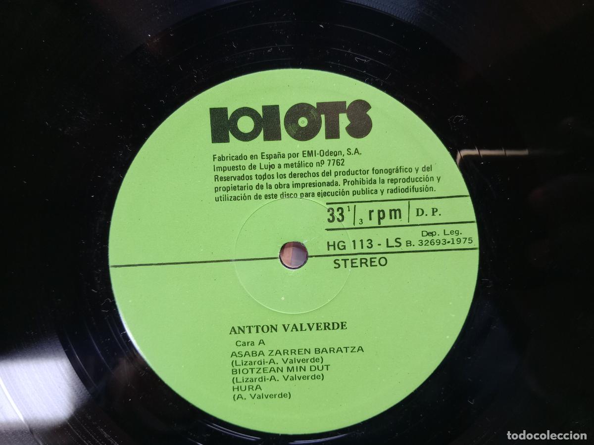 Discos de vinilo: Antton Valverde - Antton Valverde - Foto 3