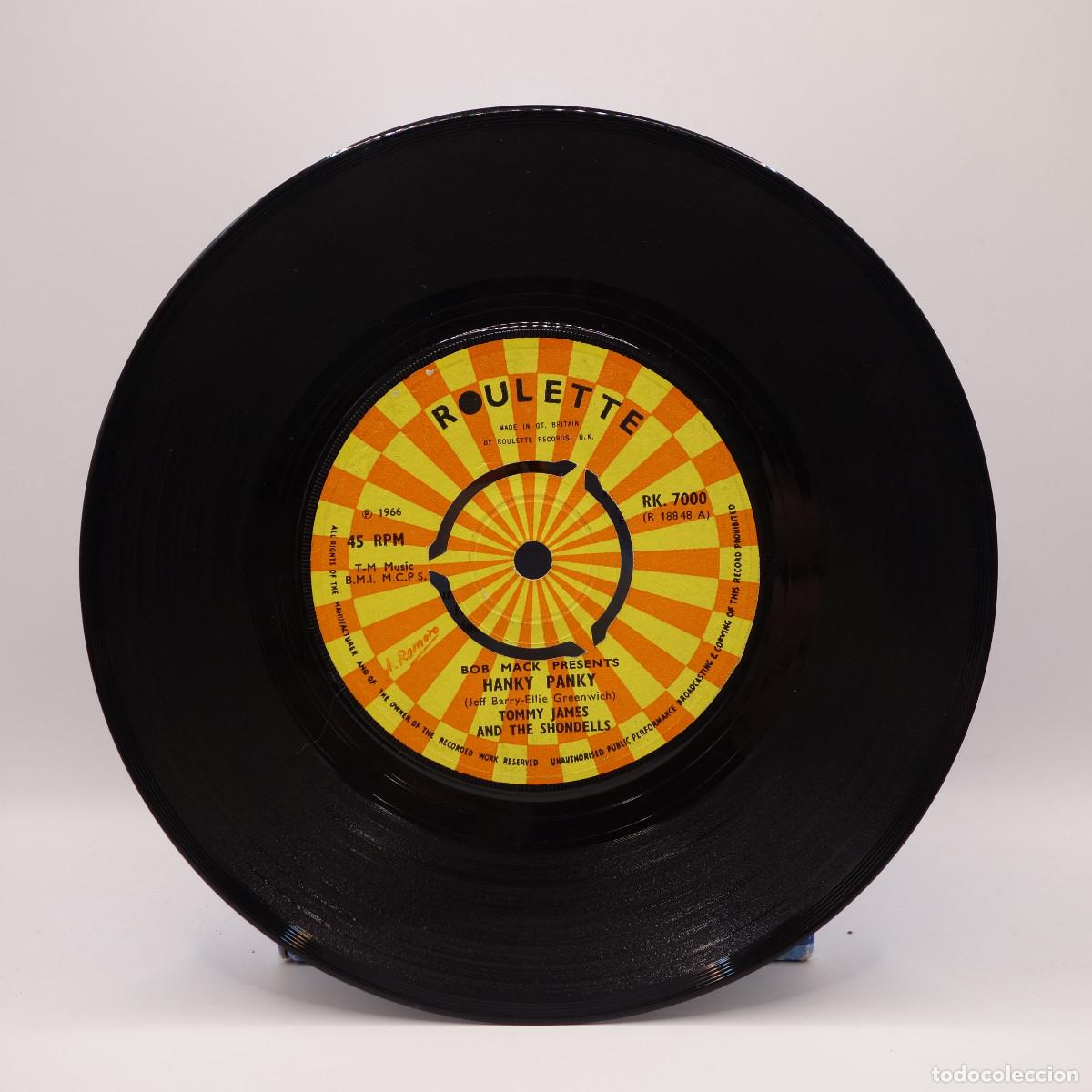 Discos de vinilo: TOMMY JAMES - HANKY PANKY - Foto 5
