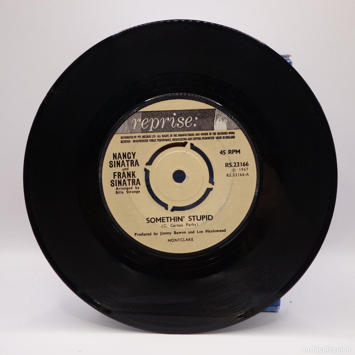 Discos de vinilo: NANCY SINATRA AND FRANK SINATRA - SOMETHIN STUPID - Foto 5