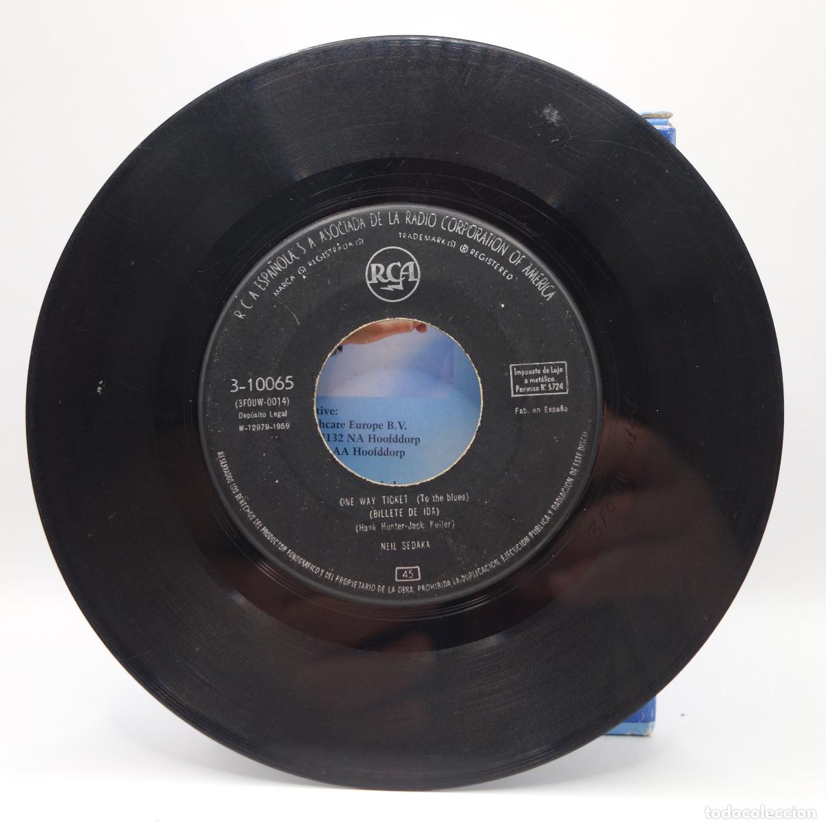 Discos de vinilo: NEIL SEDAKA - ONE WAY TICKET - Foto 5