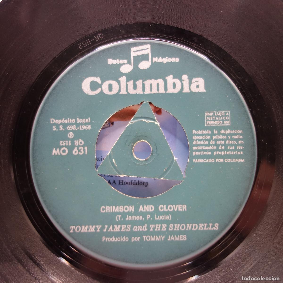 Discos de vinilo: TOMY JAMES - CRIMSON AND CLOVER - Foto 6