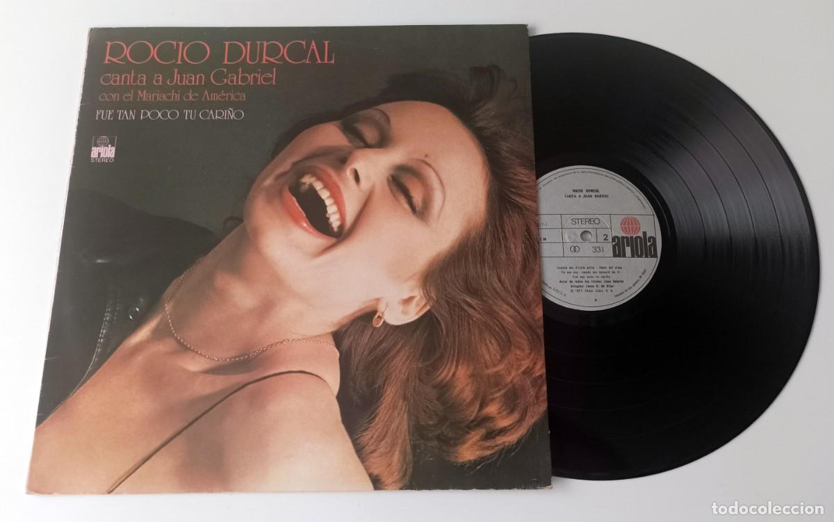 Discos de vinilo: LP ROCIO DURCAL CANTA A JUAN GABRIEL - Foto 1