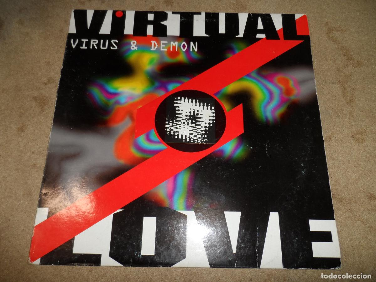 Discos de vinilo: Virus & Demon &lrm;&ndash; Virtual Love (SPAIN 1994) - Foto 1