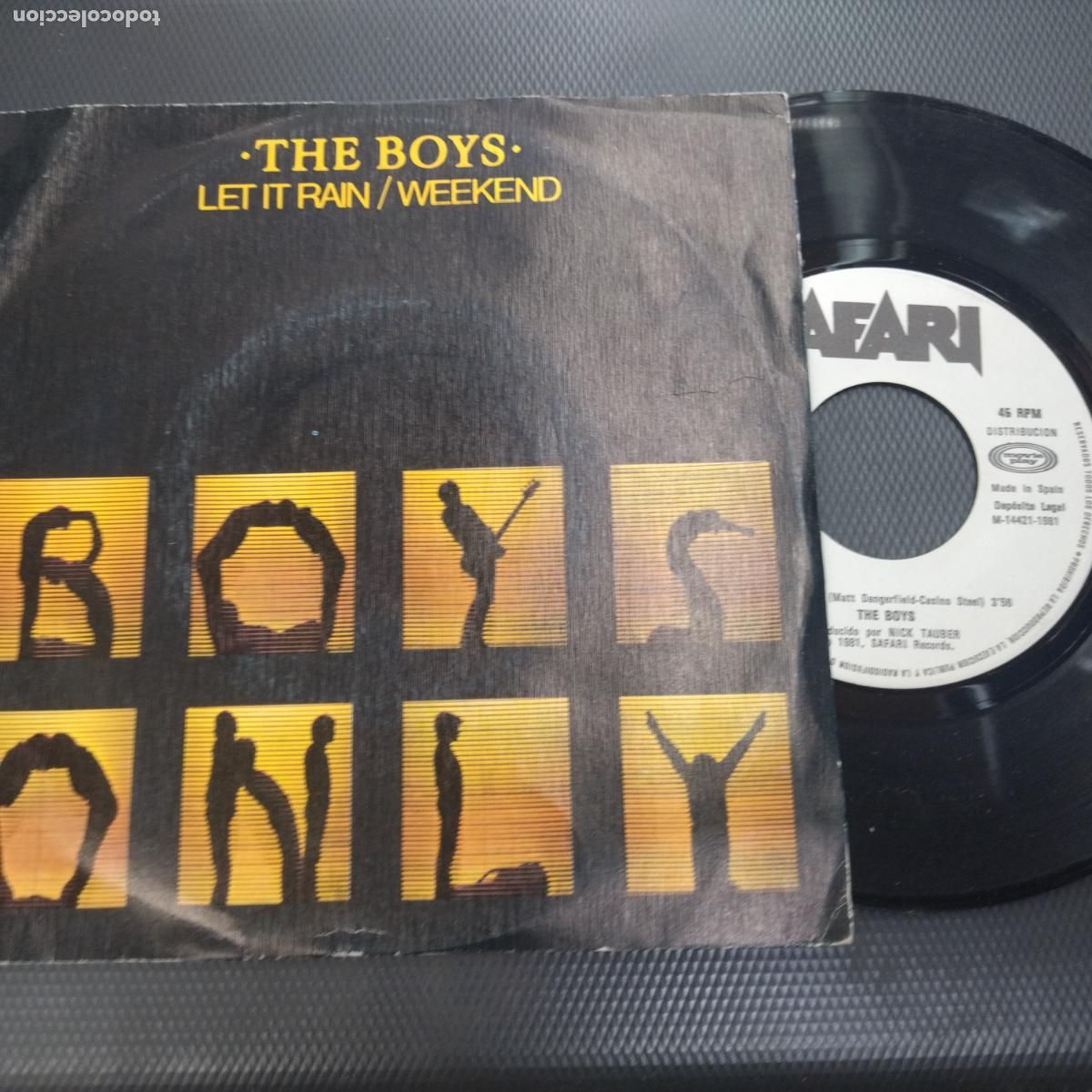 Discos de vinilo: SINGLE DISCO VINILO THE BOYS LET IT RAIN - Foto 1