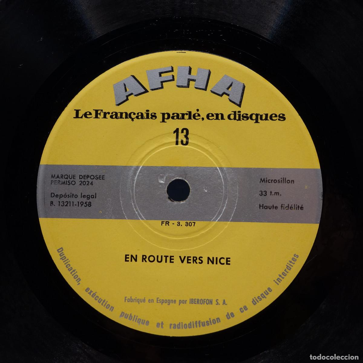 Discos de vinilo: LE FRANCAIS PARLE EN DISQUES N&ordm; 7 - Foto 4