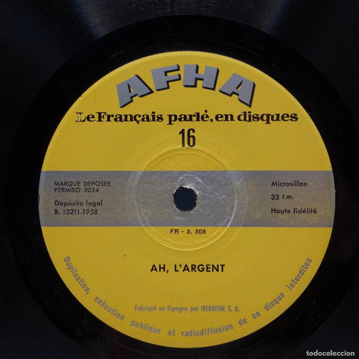 Discos de vinilo: LE FRANCAIS PARLE EN DISQUES N&ordm; 8 - Foto 4