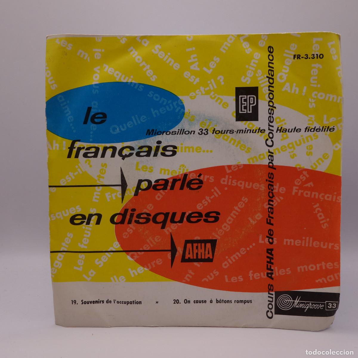 Discos de vinilo: LE FRANCAIS PARLE EN DISQUES N&ordm; 10 - Foto 1
