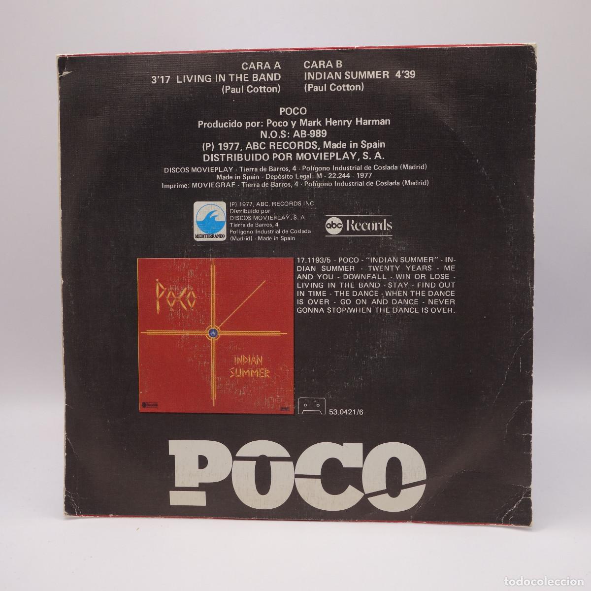 Discos de vinilo: POCO - LIVING IN THE BAND - Foto 2