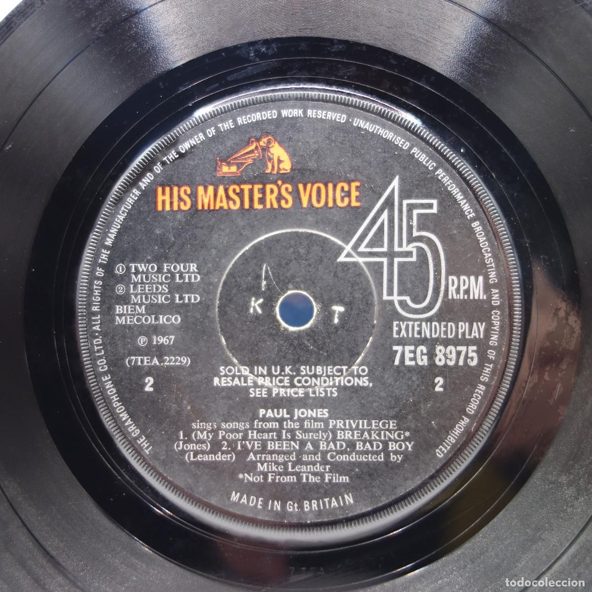 Discos de vinilo: PAUL JONES - PRIVILEGE - Foto 4