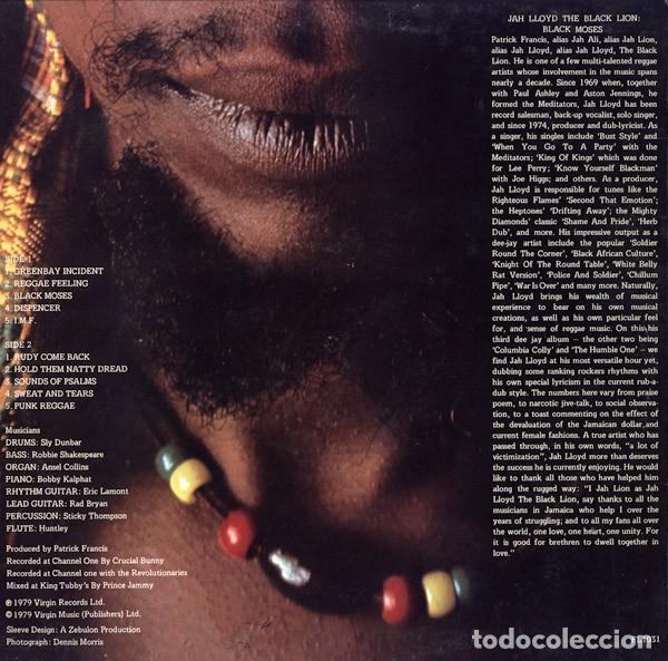Discos de vinilo: Jah Lloyd &ndash; Black Moses - Foto 2