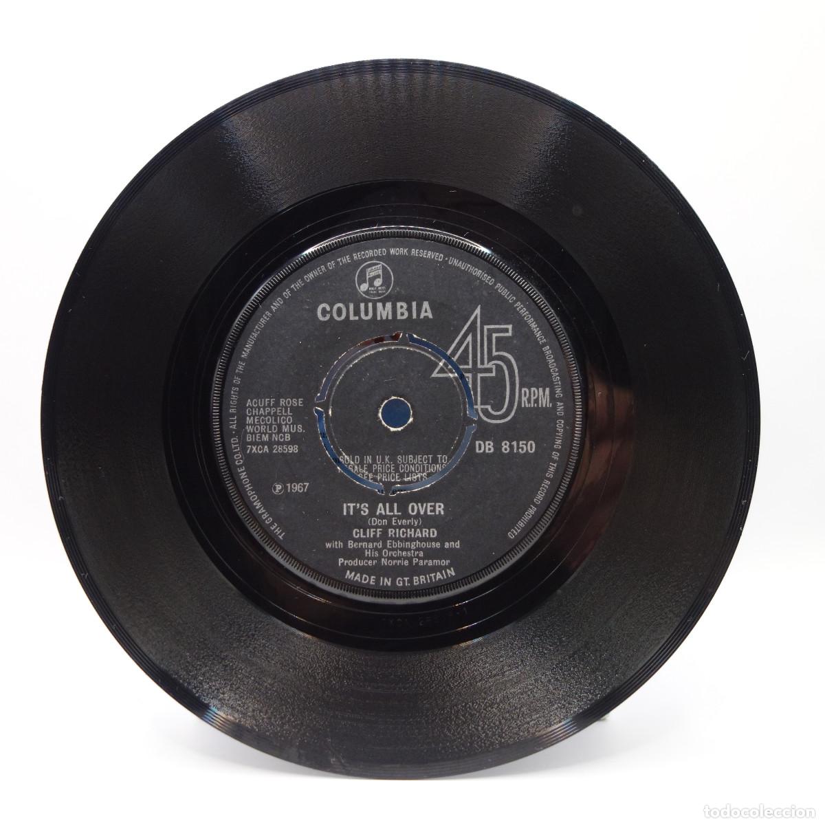 Discos de vinilo: CLIFF RICHARD - ITS ALL OVER - Foto 3