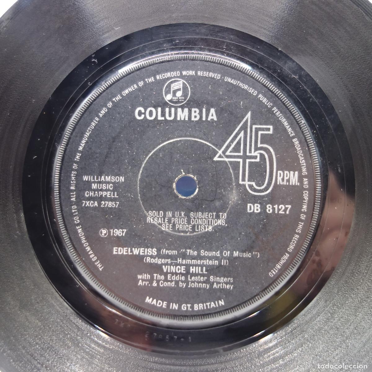 Discos de vinilo: VINCE HILL - EDELWEISS - Foto 4