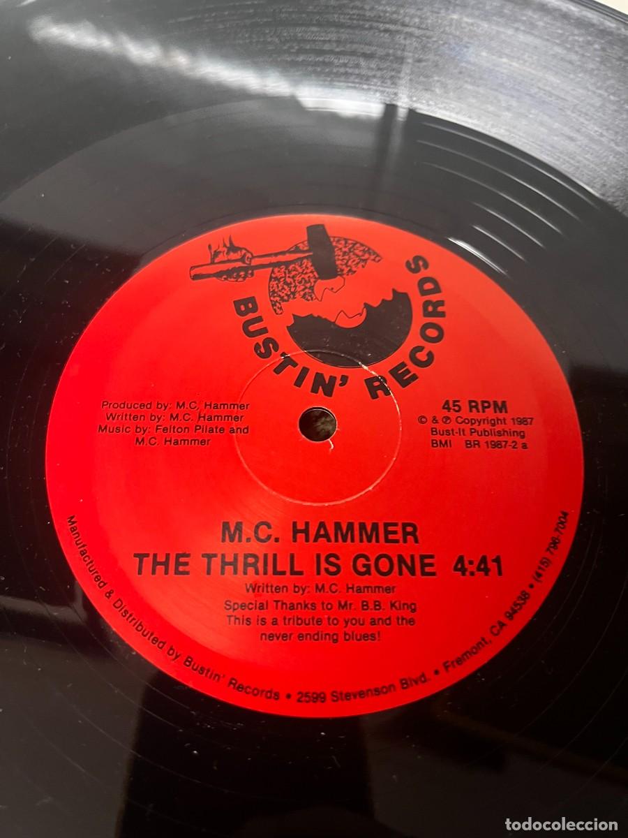 Discos de vinilo: M.C. Hammer The Thrill Is Gone - Foto 3