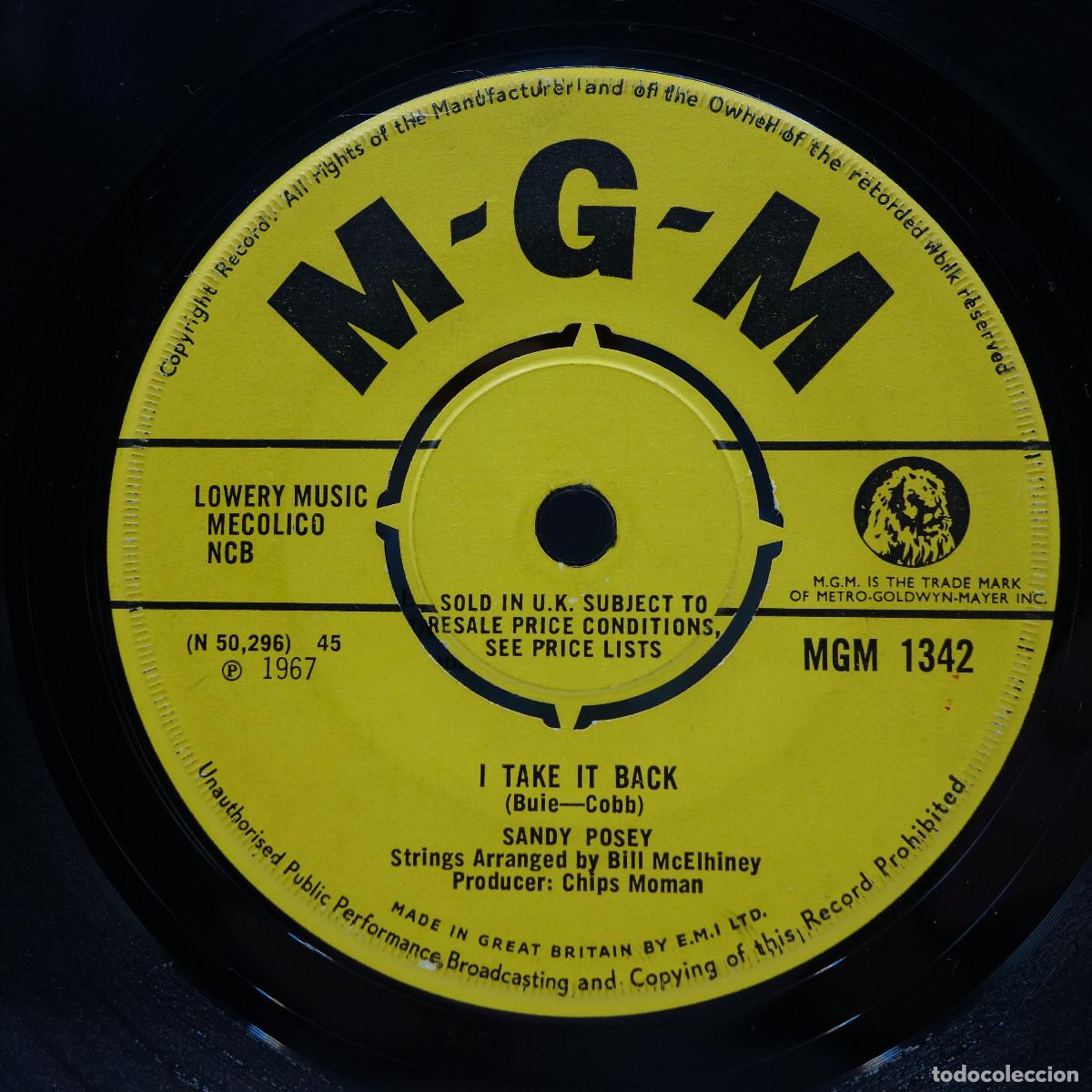 Discos de vinilo: SANDY POSEY - THE BOY I LOVE - Foto 5