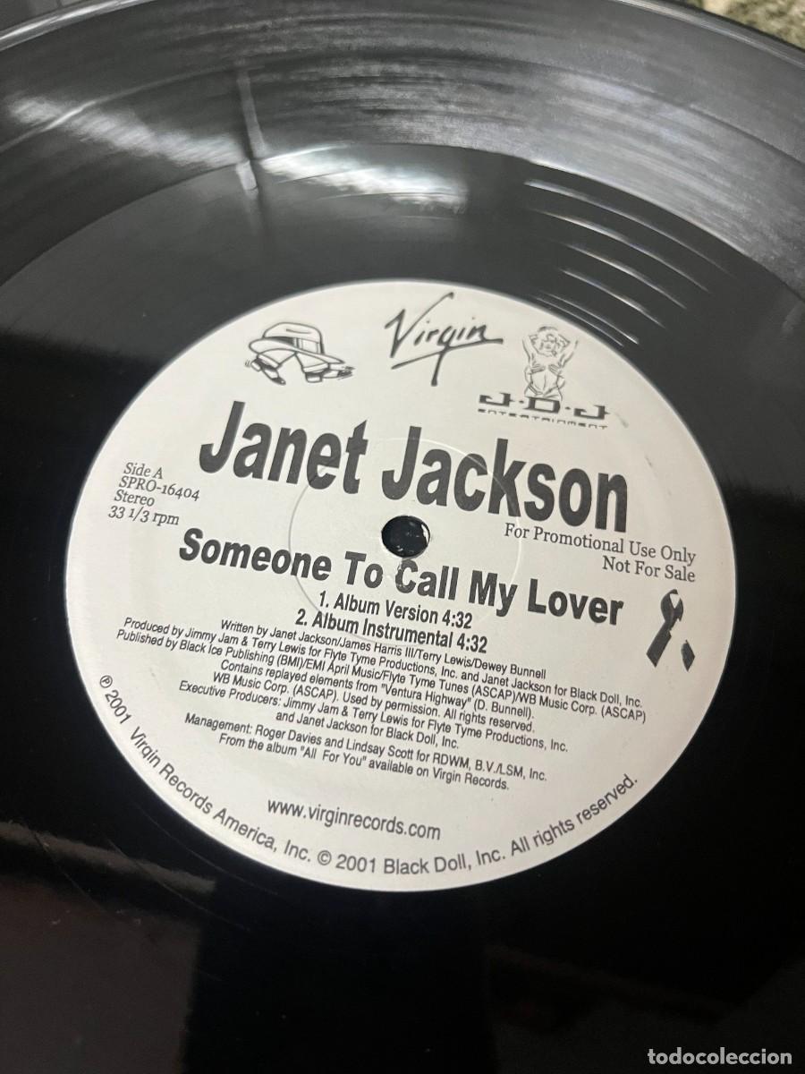 Discos de vinilo: Janet Jackson Someone To Call My Lover - Foto 3