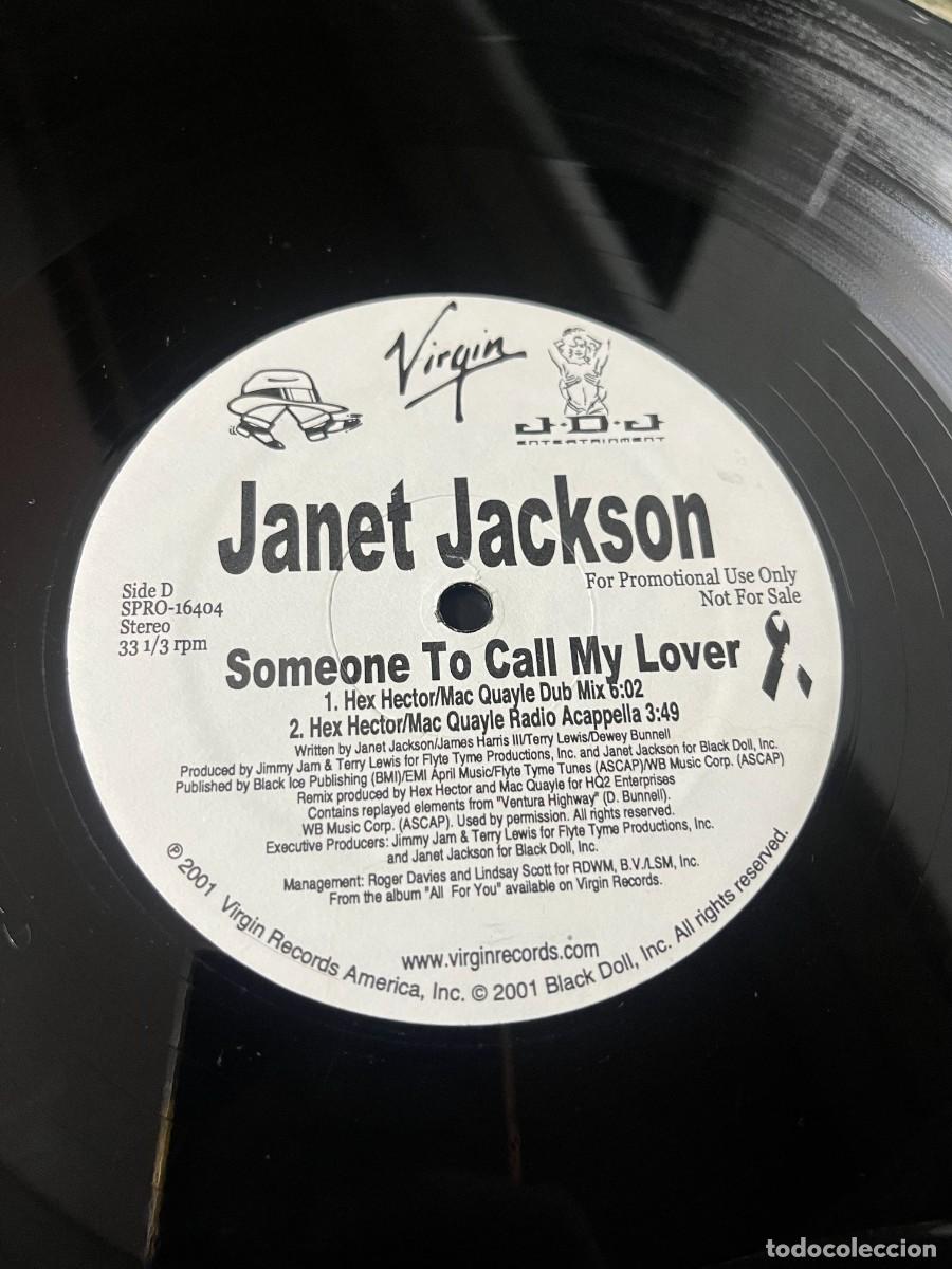 Discos de vinilo: Janet Jackson Someone To Call My Lover - Foto 4