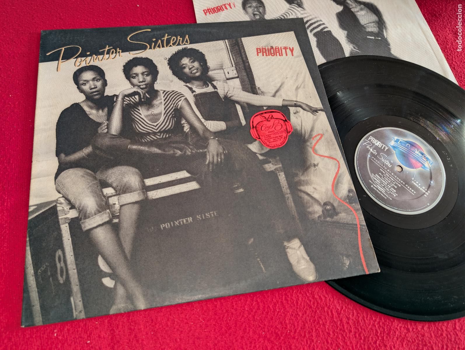 Discos de vinilo: POINTER SISTERS Priority LP 1979 Planet USA US - Foto 1