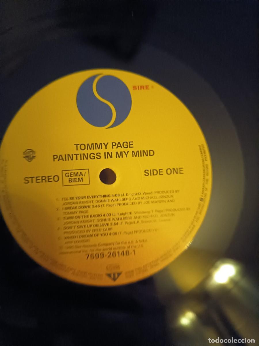 Discos de vinilo: LOTE 170, LP TOMMY PAGE - Foto 2