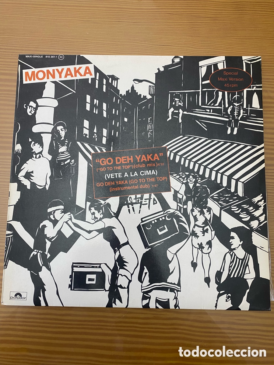 Discos de vinilo: Disco de Vinilo (Maxi) Monyaka &ldquo;Go Deh Yaka&rdquo; - Foto 1