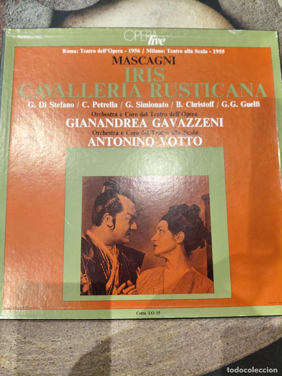 Discos de vinilo: Opera vinilo iris y Cavalleria Rusticana de Mascagni - Foto 1