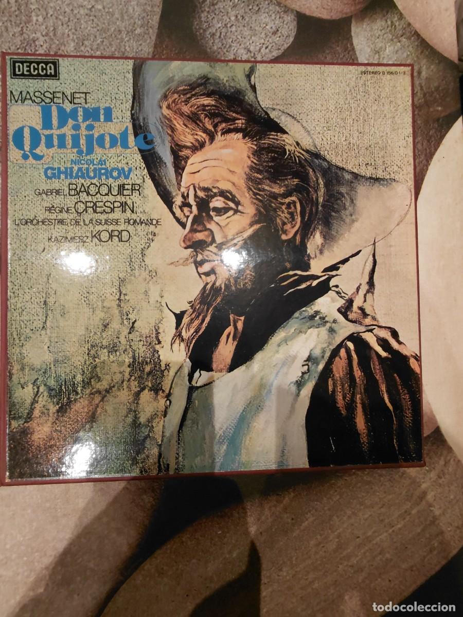 Discos de vinilo: Opera vinilo Don Quichotte de Massenet - Foto 1