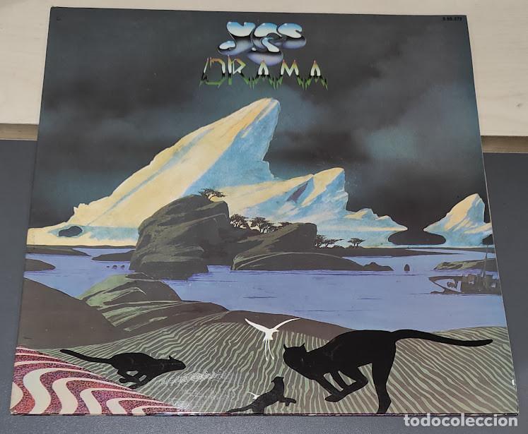 Discos de vinilo: Yes - Drama - LP Atlantic ref. S 90.272. Edición española 1980.