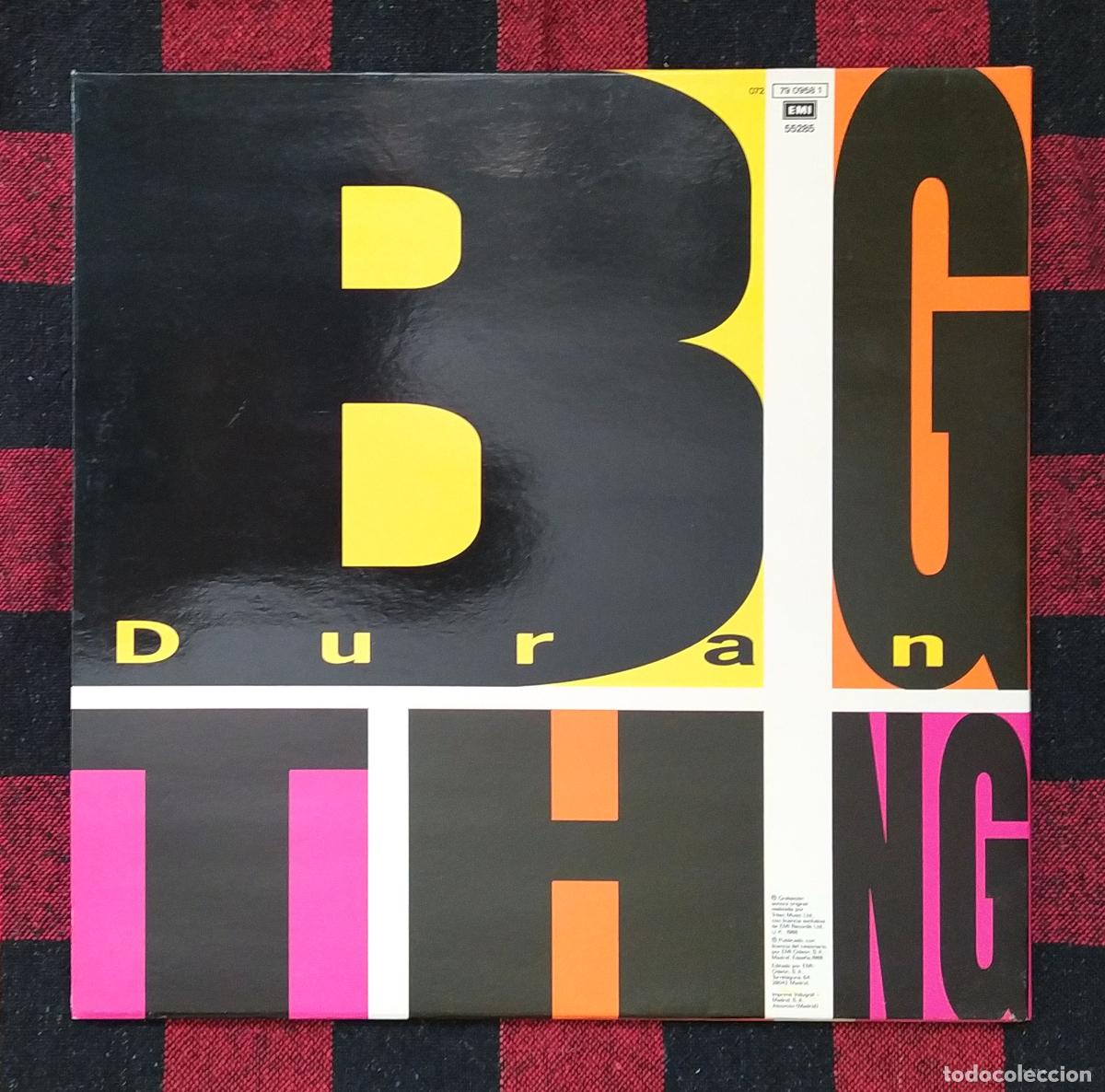 Discos de vinilo: LP original 1988 - Duran Duran - Big Thing - Foto 2