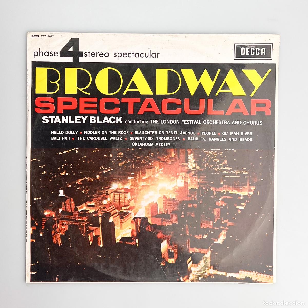 Discos de vinilo: LP. Stanley Black. Broadway Spectacular (G+/VG) - Foto 1