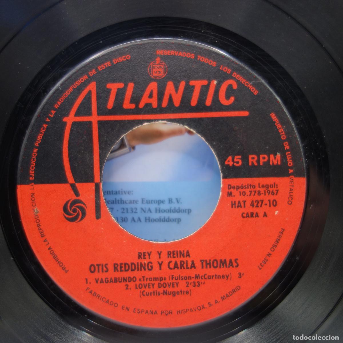 Discos de vinilo: OTIS REDDING Y CARLA THOMAS - VAGABUNDO - Foto 6
