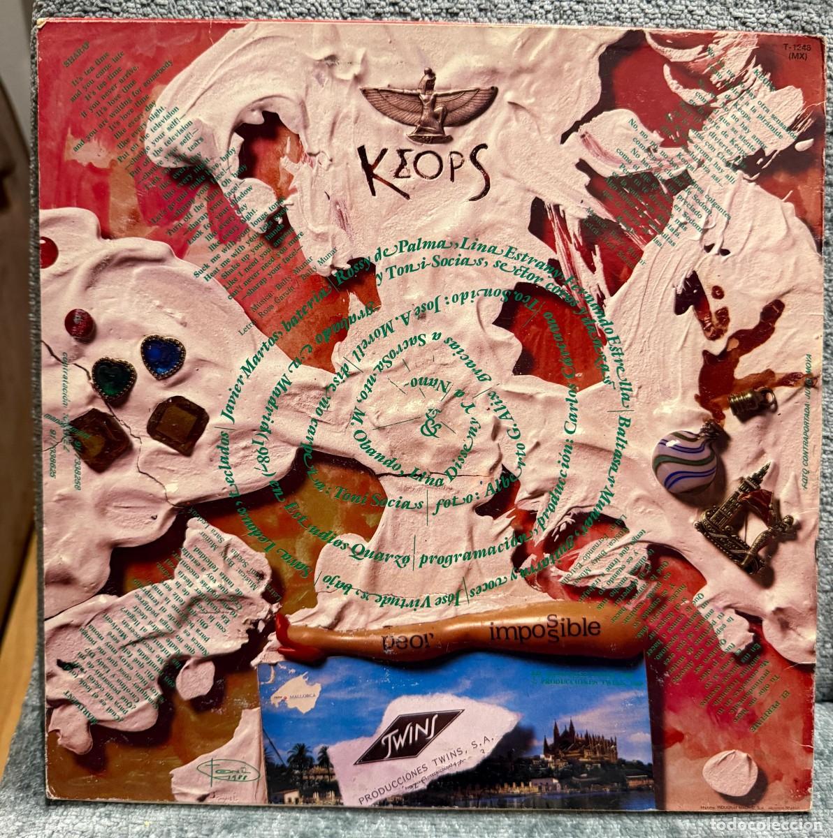 Discos de vinilo: Peor Impossible &ndash; Keops. Disco vinilo. 1988 - Foto 2