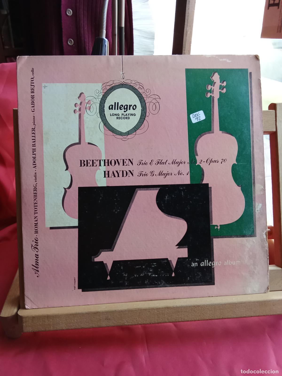 Discos de vinilo: Disco L.P. Beethoven Haydn Disc 92 - Foto 1