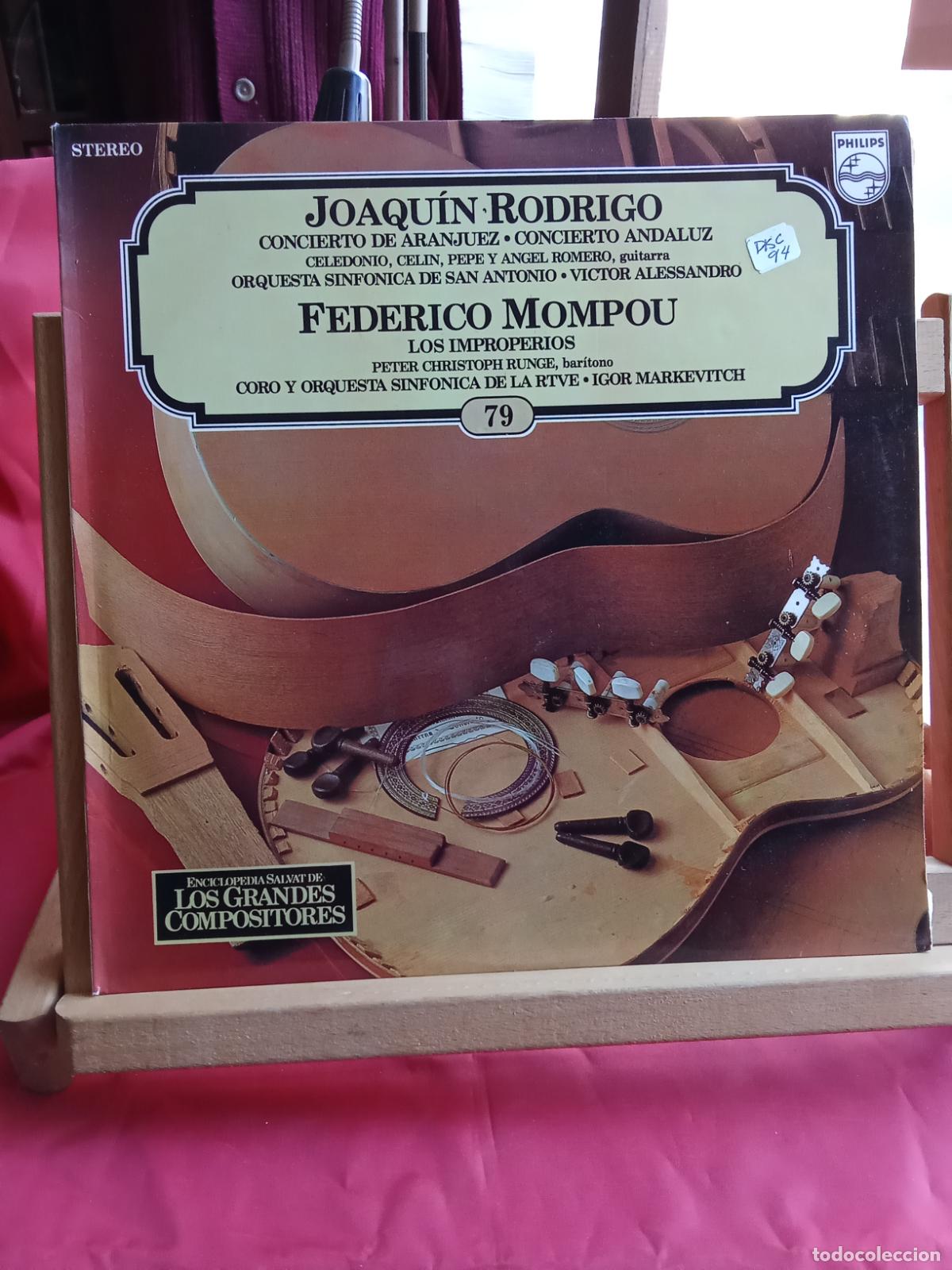 Discos de vinilo: L.P. Disco Joaquin Rodrigo Mompou Disc 94 - Foto 1