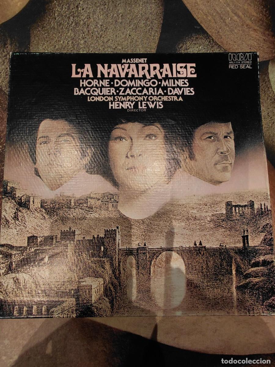 Discos de vinilo: Opera vinilo La Navarraise de Massenet - Foto 1