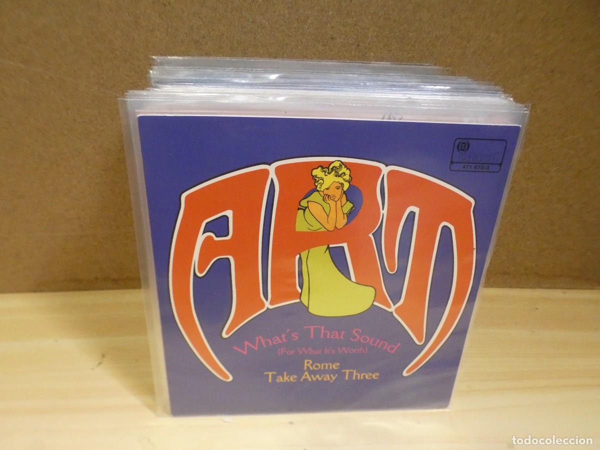 Vinyl-Schallplatten: ARKANSAS1980 BOXX593 VINILO 7 PULGADAS NUEVO ART WHAT'S THAT SOUND (FOR WHAT IT'S WORTH)