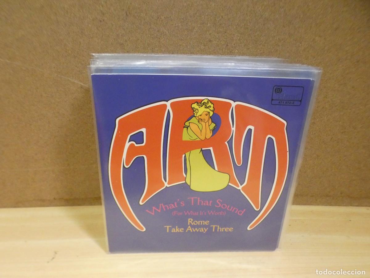 Vinyl-Schallplatten: ARKANSAS1980 BOXX593 VINILO 7 PULGADAS NUEVO ART WHAT'S THAT SOUND (FOR WHAT IT'S WORTH)