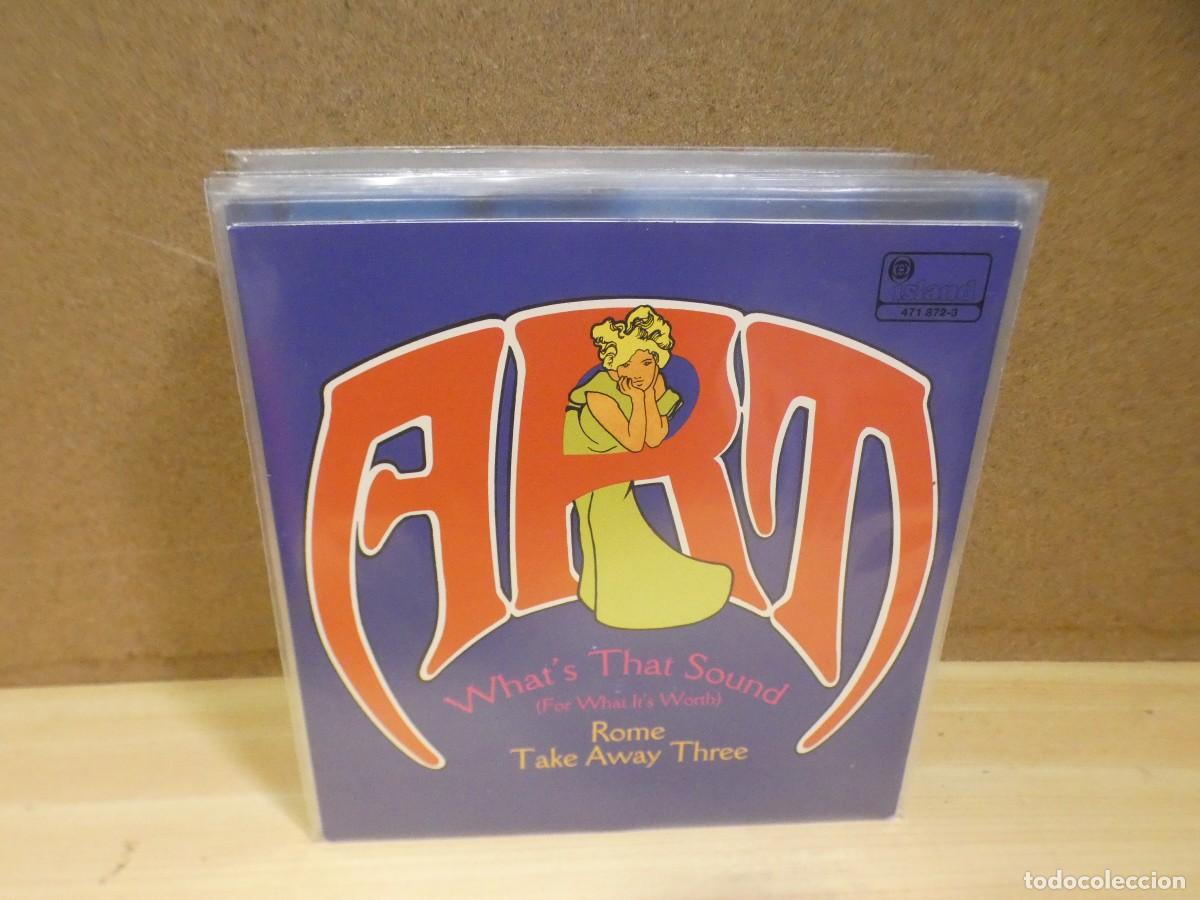 Vinyl-Schallplatten: ARKANSAS1980 BOXX593 VINILO 7 PULGADAS NUEVO ART WHAT'S THAT SOUND (FOR WHAT IT'S WORTH)