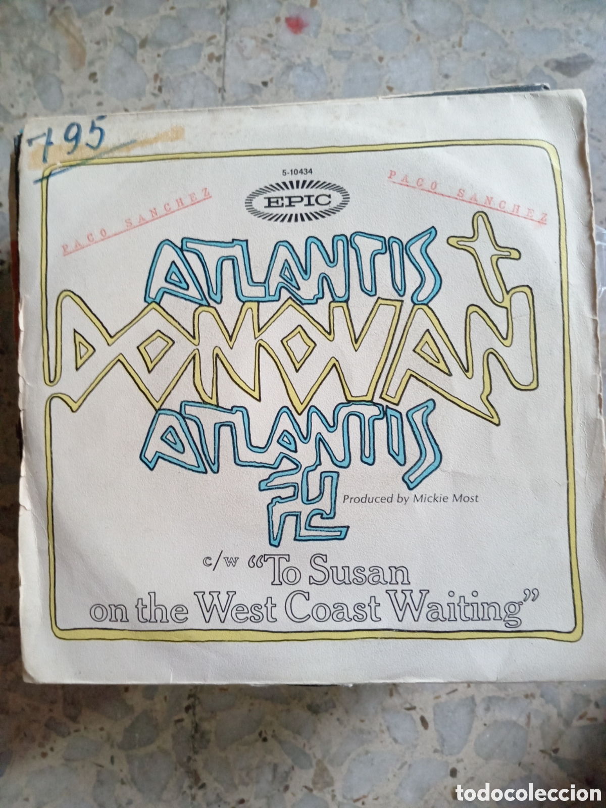 Discos de vinilo: SGL DONOVAN ATLANTIS 1969 - Foto 2