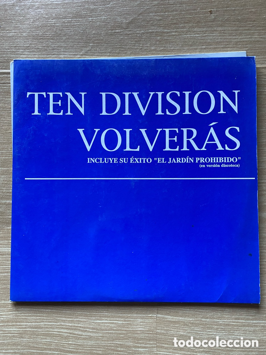 Discos de vinilo: Disco de Vinilo (Maxi) Ten Division &rdquo;Volver&aacute;s&rdquo; - Foto 1