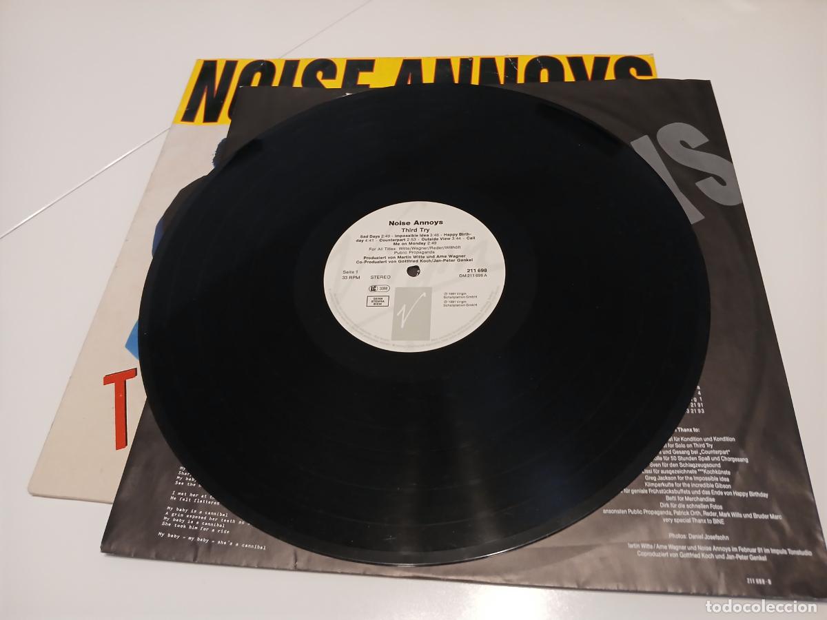 Discos de vinilo: Noise Annoys &lrm;&ndash; Third Try- (1991) lp disco vinilo - Foto 4
